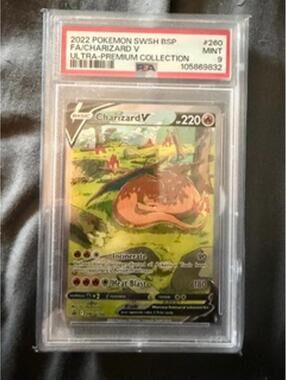 2022 Pokemon SwSh BSP Charizard V Ultra-Premium Collection Graded Card